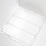 Штатив бокс для 3 стёкол, горизонтальный, бесцветный, Citotest