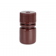 Банка узкогорлая, с крышкой, коричневая, 8 мл, SPL