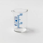 Стакан стеклянный лабораторный тип Н с делением, 100 мл