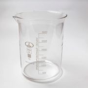 Стакан стеклянный лабораторный тип Н с делением, 3000 мл