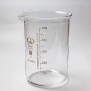 Стакан стеклянный лабораторный тип Н с делением, 5000 мл