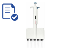 Дозатор механический 12-канальный TopPette, 5-50 мкл (с поверкой), Dlab