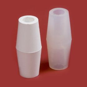 Пробка силиконовая двухконусная 19/22, с каналом