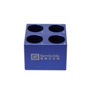 Криоштатив охлаждающий для пробирок 50 мл, 4 места, низкий, Servicebio