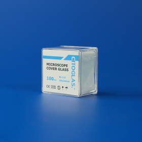 Стёкла покровные, 24 × 24 мм, толщина 0,13–0,16 мм, Citotest