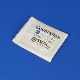 Стекла покровные для 48-луночных планшетов, 9 × 0,18 мм, стерильные, SPL