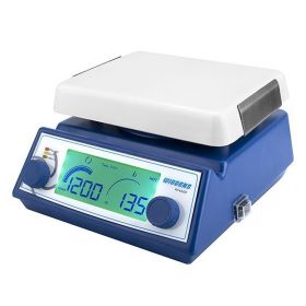 Магнитная мешалка WH220, с нагревом, 380°С, 100-1500 об/мин, 20 л, Wiggens