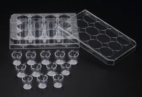 Подвесные вкладыши для 12-лун. планшета, с мембраной из ПЭТ, оптически прозрачные