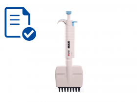 Дозатор механический 8-канальный TopPette, 10-100 мкл (с калибровкой), Dlab