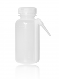 Промывалка 250 мл, широкое горло, носик сбоку, ЛДПЕ, Citotest