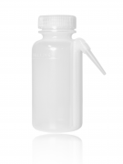 Промывалка 250 мл, широкое горло, носик сбоку, ЛДПЕ, Citotest