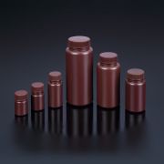 Банка с широким горлом, 125 мл, полиэтилен, коричневая, SPL