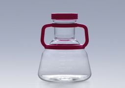 Колба Эрленмейера, 5 л, высокоэффективная, с вентилируемой крышкой, стерильная, FDCELL