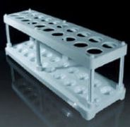 Штатив для пробирок 20 гнёзд, диаметр гнезда 17,2 мм, высота 75 мм, Экросхим