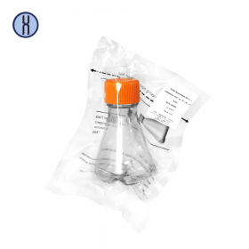 Колба Эрленмейера, 250 мл, с отбойником, c винтовой крышкой, стерильная, FDCELL