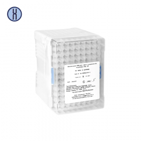 Наконечники, 1000 мкл, с фильтром, с широким отверстием, стерильные, в штативе, GenFollower