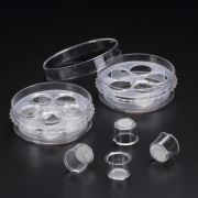 Чашки Петри с 5-ю вставками 60 мм, с мембраной из ПК 0,4 мкм
