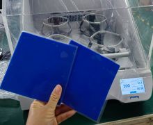 Липкий коврик 13,5х13,5см, синий, Yooning