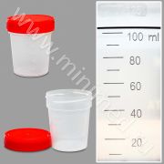 Контейнер для биопроб, 125 мл, Литопласт, Минимед