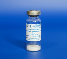 Гентамицин 1000-х лиофилизат, 50 мг, стерильный, ПанЭко