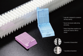 Кассеты биопсийные/заливочные со съёмной крышкой, c квадратными отверстиями, фиолетовые, Citotest