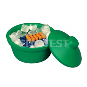 Ведро для льда с крышкой, 255 × 160 × 175 мм, жёлтое, Citotest