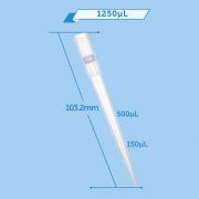 Наконечники 1250 мкл, с фильтром, штатив