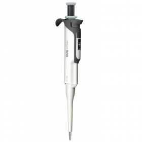 Дозатор механический 1-канальный HiPette с цветовой кодировкой, 0,5-10 мкл, метал. конус, DLab