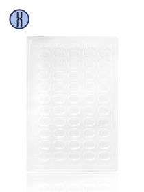 Планшет для определения групп крови на 50 лунок (Белый)