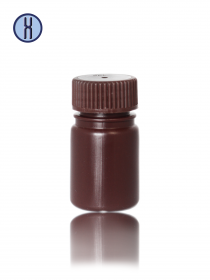 Банка с широким горлом, 30 мл, полиэтилен, коричневая, SPL