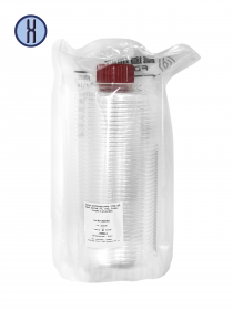 Бутыль роллерная, ребристая, 2000 мл, 1700 см², FDCELL