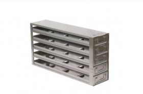 Стойка N3J-254D для горизонтального хранения 20 криобоксов, 5х4, Mether