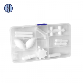 Набор магнитных перемешивающих элементов RS 2, 18 штук, Dlab