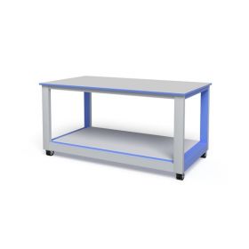 Стол передвижной усиленный с полкой 1200х800х750 мм, Россия