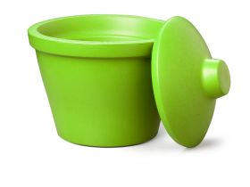 Ведро для льда с крышкой, 4 л, зелёное, Corning