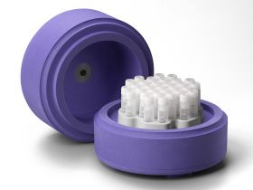 Криоконтейнер охлаждающий для пробирок 1–2 мл, 30 мест, фиолетовый, CoolCell FTS30, Corning