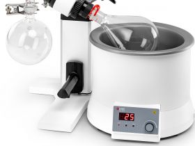 Ротационный испаритель RE100-S в комплекте со стеклянной посудой, 5 л, 20-200 об/мин, Dlab
