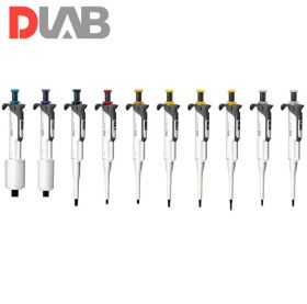 Дозатор механический 1-канальный HiPette с цветовой кодировкой, 1000-10000 мкл, DLab