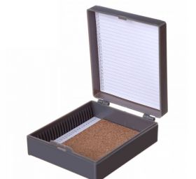 Штатив для 25 предметных стёкол, серый, ИУ, Citotest