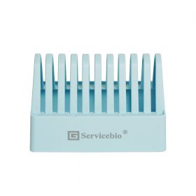 Штатив для гелей и стёкол, 10 мест, Servicebio