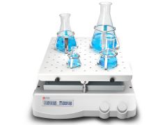 Шейкер качающий SK-R330-Pro, 9°, 10-70 об/мин, в комплекте с платформой SK330.5 с нескользящим ковриком, Dlab