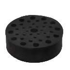 Адаптер VT1.3.11 для пробирок 12х1,5/2 мл (Ø9,8 мм) + 12х0,5 мл (Ø6,6 мм) + 12х0,2 мл (Ø5 мм), DLab